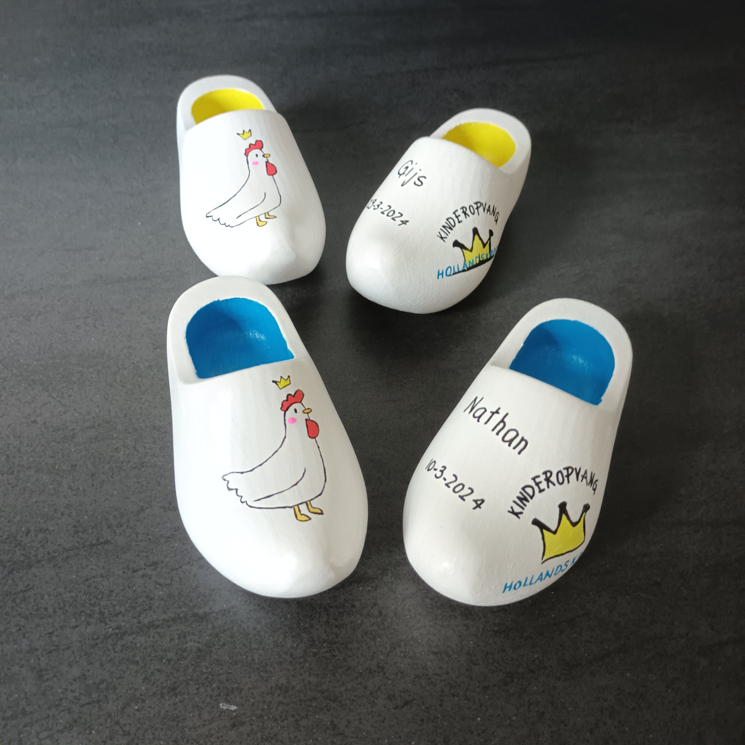 Klompjes - Handgeschilderd