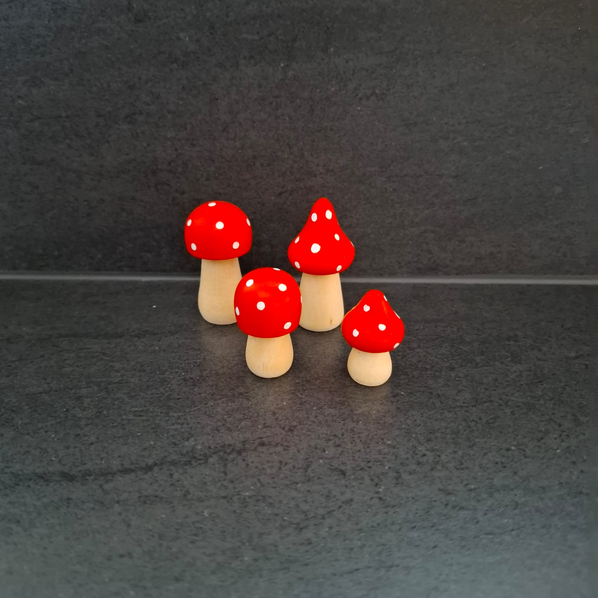 Herfst - paddenstoelen (4 stuks)